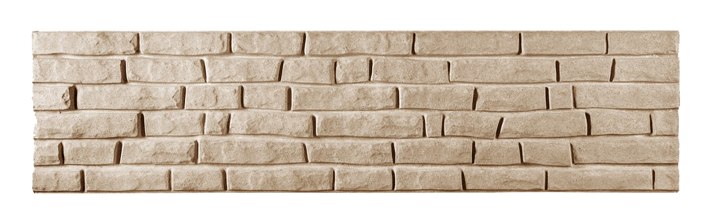 Písková barva betonového plotu